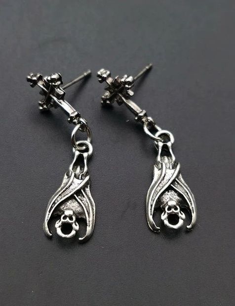 Boucles d'oreilles Chauve-Souris Gothiques