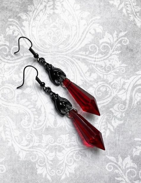 Boucles d'oreilles chauve-souris noires