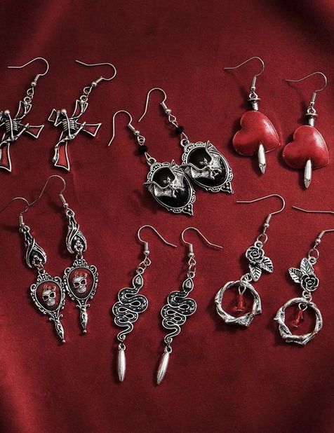 Boucles d'oreilles Gothiques Occultes