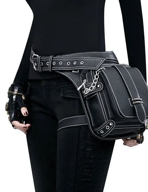 Sac Banane Steampunk Rock pour Femme