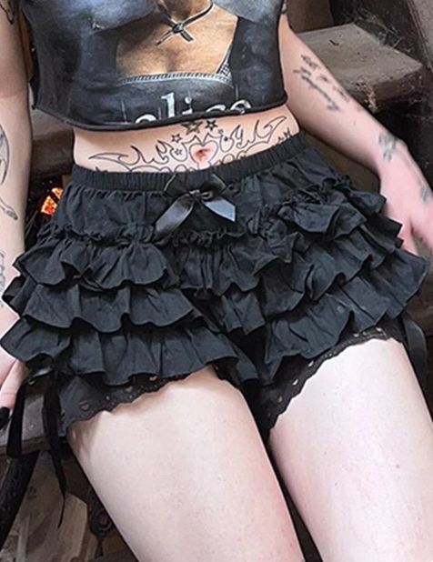 Short Lolita Mall Gothic Orifice